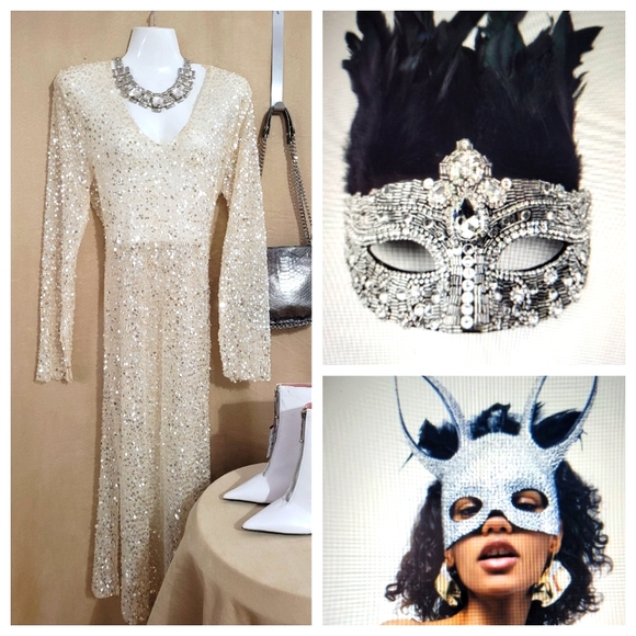 Sequin dress / Zara / S - Picture 1 of 8